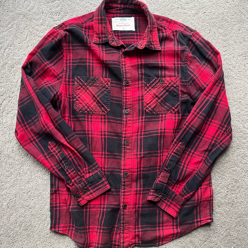 Urban Pipeline Mens button down flannel